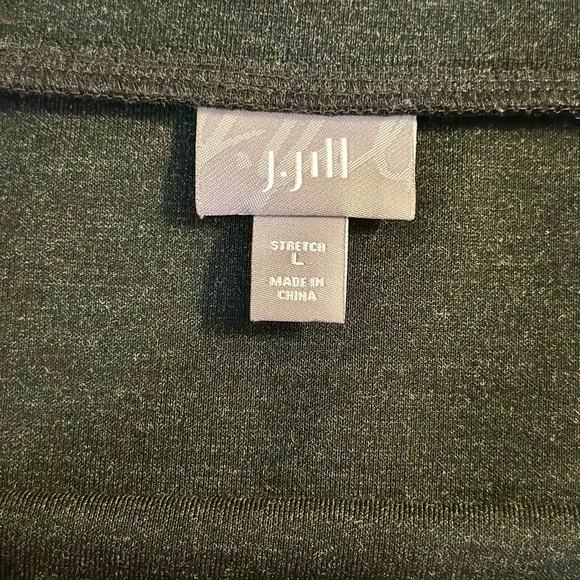 J. Jill Gray Knit Pull On Skirt - Picture 4 of 4